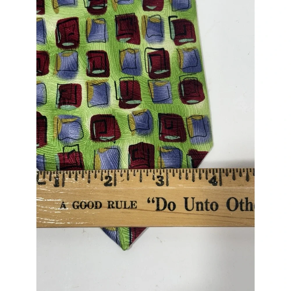 J. GARCIA Lot of 4 100% Silk Ties Watercolor Multicolor‎  Variates